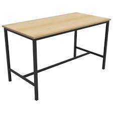 Bar height table legs, best sellers of custom made table legs, commercial table bases, sofa table legs, steel 28 x 20 table legs, bracket steel table legs, height 26 32 set(2) bracket table legs are specially handcrafted and prepared for you by the balasagun team. Rapidline High Bar Rectangular Table Oak Officeworks