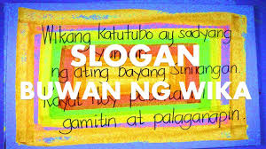 Nagiging tulay ito tungo sa kapayapaan ng bansan pilipinas. Slogan Buwan Ng Wika 2019 Youtube