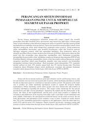 Hal ini membuat marketer menjadi lebih mudah untuk mempersonalisasi campaign yang mereka buat, fokus pada apa yang diperlukan, dan. Pdf Perancangan Sistem Informasi Pemasaran Online Untuk Memperluas Segmentasi Pasar Properti