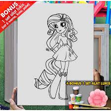 From general topics to more of what you would expect to find here, unik9.com has it all. Kanvas Melukis Anak My Little Pony Manusia 30x40 Cm Mel1147 Mewarnai Coloring Shopee Indonesia
