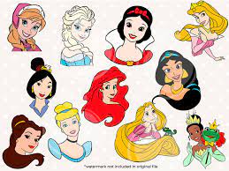 Download Disney Princess Bundle Svg Files Princess Svg By Orangecut On Zibbet