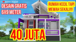 Desain rumah minimalis terbaru dengan model teras batu alam. Rumah Kecil 6x9 Meter Tekesan Mewah Request Subcriber Youtube