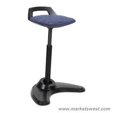 Perch Series Sit Stand Stool With Black Base Sit To Stand Alera Stool