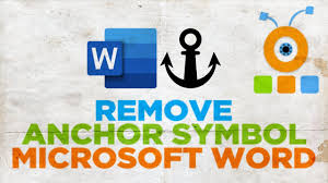 How do i delete all the anchoring options, which i can do in word (office 2003), so that i can move the object wherever . Solved How To Get Rid Of Anchor In Word How Co