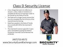 To work armed, the state requires security to have the armed call us today to learn how to get a security license in florida. Florida Class D Security License Orlando Youtube