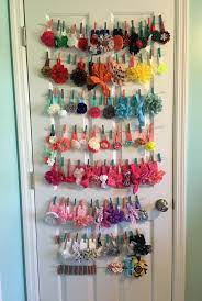 Headband Display Baby Nursery Door Clothespins Headbands Girl Toddler Baby Girl Room Baby Decor Baby Girls Nursery