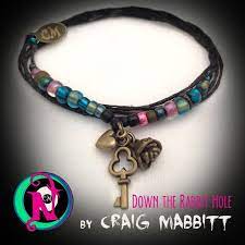 Down The Rabbit Hole Ntio Bracelet By Craig Mabbitt Alt Press Alumni In 2021 Brass Tags Bracelets Dark Cyan