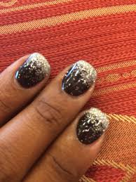 Black And Red Ombre Dip Nails Black Nexgen Dip With Silver Ombre By Natalie Picasso Nails Purple Ombre Nails Wedding Acrylic Nails