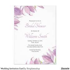 Wedding Invitation Card Zazzle Com Wedding Invitations Printable Templates Purple Wedding Invitations Bridal Shower Invitations Diy