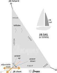 Roller furling genoa, jib, headsail, 45' luff. Beginner Nautical Terms The Basics In Sailing Beginner S Guide To Sailing