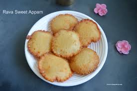 Know the easy cooking method of indian recipes step by step. Instant Rava Sweet Appam Semolina Sweet Appam Cook With Sharmila