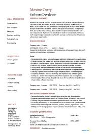 Your most recent or current job should always be at the top. Software Developer Resume Exxample Sample Application Development Writing Code Cover Letters