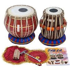 Maharaja Tabla Drum Set 3kg Red Brass Bayan Finest Dayan With Book Hammer Cushions Cover Pdifc To View Further For This Item Drums Cushion Cover Drum Set