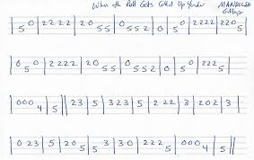 When The Roll Gets Called Up Yonder Hymn Mandolin Tab In G Major Mandolin Songs Mandolin Lessons Mandolin