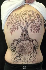 This knotted tree is usually drawn in a circle, symbolic of the world. 44 Celtic Tree Tattoos On Back