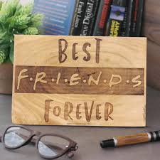 This best friend gift is for the girls—all pink. Best Friends Forever Wooden Sign Bff Gifts Gifts For Friends Woodgeekstore