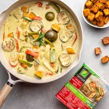 Took a chance and used firm tofu. Thai Green Curry With Crispy Tofu Nasoya