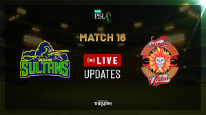 According to the announced psl 2021 schedule, they will play seven group matches at national stadium karachi. Psl Live Cricket Score Match 16 Islamabad United Vs Multan Sultans The News International