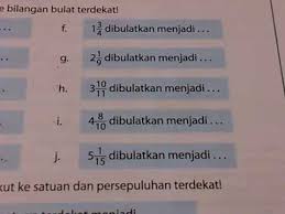 Pembulatan Pecahan Campuran Ke Satuan Terdekat Youtube