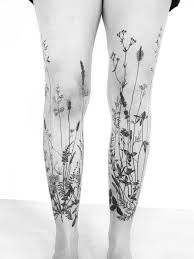 Wild Flowers Tattooed All Over The Legs Www Otziapp Com Creative Tattoos Leg Sleeve Tattoo Tattoos