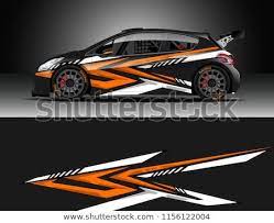 car decal design vector graphic abstract stripe racing background designs for vehicle race rally adventure and car wrap design cool sports cars car decals