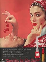 Model Patsy Shally ♥️ wearing an orange tweed dress by Carolyn Schnurer,  with an orange rolled Breton by Betmar, narrow snakeskin belt by Midtown  and chamois gloves by Kay Fuchs. August 1954