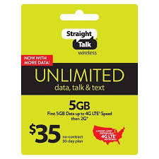 Straight Talk 45 Unlimited 30 Day Plan E Pin Top Up Email Delivery Walmart Com Straight Talk Wireless Straight Talk Plans Unlimited Data