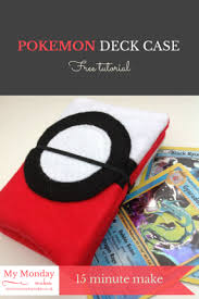 How to make a good pokemon card deck. Pokemon Card Holder Diy Pokemon Cards Pokemon Craft Pokemon Diy