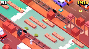 You can make this a lot easier by eating a power pellet while in power mode. How To Unlock The Hidden Pac Man Ghosts In Crossy Road Inky Blinky Pinky And Clyde Pocket Gamer