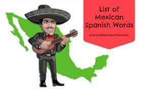 List Of Mexican Spanish Words And Phrases Spanish Words Mexican Spanish Spanish Slang Words