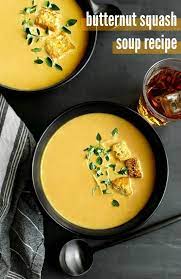 Butternut Squash Soup Recipe Recipe Dinner Soup Recipes Xmas Dinner Recipes Christmas Food Dinner