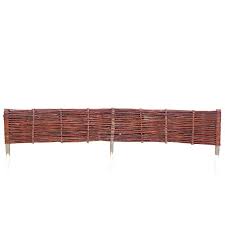 Raised stakes and wire tie necessary for you to set up your raised bed in minutes. Willow Border Edging 20cm Height Prestige Wicker