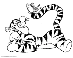 Tigger is a resident of the hundred acre wood, residing in a literal treehouse. Tigger Cartoon Coloring Pages Disney Coloring Pages Coloring Pictures