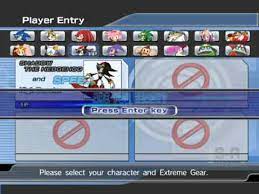 Blue star ii (sonic's board) . Sonic Riders All Characters And Gears Shadow Gameplay Youtube
