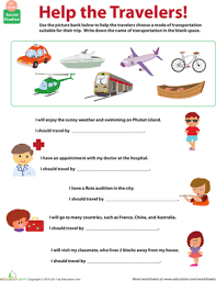 All About Transportation Which Mode Worksheet Education Com Transportation Worksheet Transportation For Kids Social Studies Worksheets