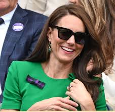 Kate Middleton wears green Roland Mouret dress to Wimbledon today