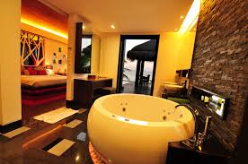 Jacuzzi Pool Villa Revel In Splendour A Luxurious Modern Villa With A Private Infinity Swimming Pool And Cabana Style S House Types Of Rooms Swimming Pools