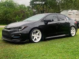 This vehicle does not have android auto. 2020 Toyota Corolla Se Nightshade With 18x9 5 Esr Sr07 And Delinte 215x40 On Lowering Springs 980649 Fitment Industries