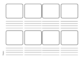 Storyboard templates allow you to plan out a story in a sequential form. Blank 8 Box Storyboard Teaching Resources