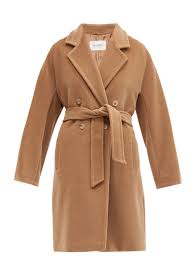 Browse womens max mara coats at harrods including teddy bear, belted and wool wrap coats. Max Mara Belted Double Breasted Camel Hair And Wool Blend Coat In Brown Modesens
