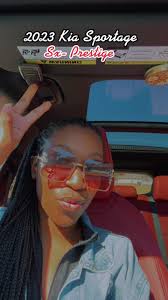 Kia Sportage Prestige Black Girl