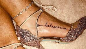 Cool back heel name tattoo foot design for men and women. 50 Small Foot Tattoo Ideas To Show Off Cafemom Com