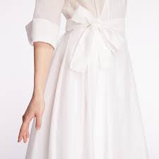Pietro filipi košilové šaty s rozšířenými rukávy (34) eu 34 | eu 36 | eu 38 | eu 40 | eu 42. Dress Pietro Filipi Lady S Wrap Dress With Silk White Footshop