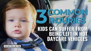 Three Injuries That Happen If Kids are Left in Daycare Vans