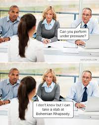 Can You Perform Under Pressure Under Pressure Humor Funny