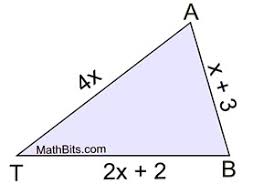 In geometry, triangle inequalities are inequalities involving the parameters of triangles, that hold for every triangle, or for every triangle meeting certain conditions. Triangle Inequality Practice Mathbitsnotebook Geo Ccss Math
