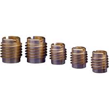 These little threaded inserts accomplish the same thing as the threaded bolt technique only instead of actually cutting threads, we simply insert a threaded the threads are much coarser, and the outer diameter is larger which make them much less likely to pull out than simply threading the wood for a. 1 4 20 Stainless Wood Knife Thread Insert Fastenal