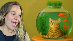 Fish Bowl For Cats To Watch Online Cats By A Fishbowl By Horatio Henry  Couldery Fish Bowl For Cats Fish Bowl For Cats Video