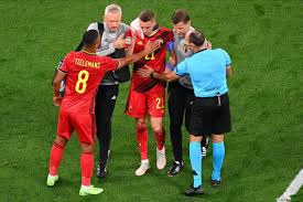 Eden hazard pictured in training with dedryck boyata and timothy castagne ahead of the nations league's clash against iceland. 7plpj7f3srve9m