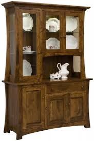 6 drawers and 2 storage cabinets. Tabitha Cherry Craftsman China Hutch Countryside Amish Furniture